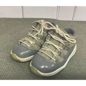 Nike Air Jordans Cool Gray 11 Boys Size 8C Shoes Low Top Sneakers